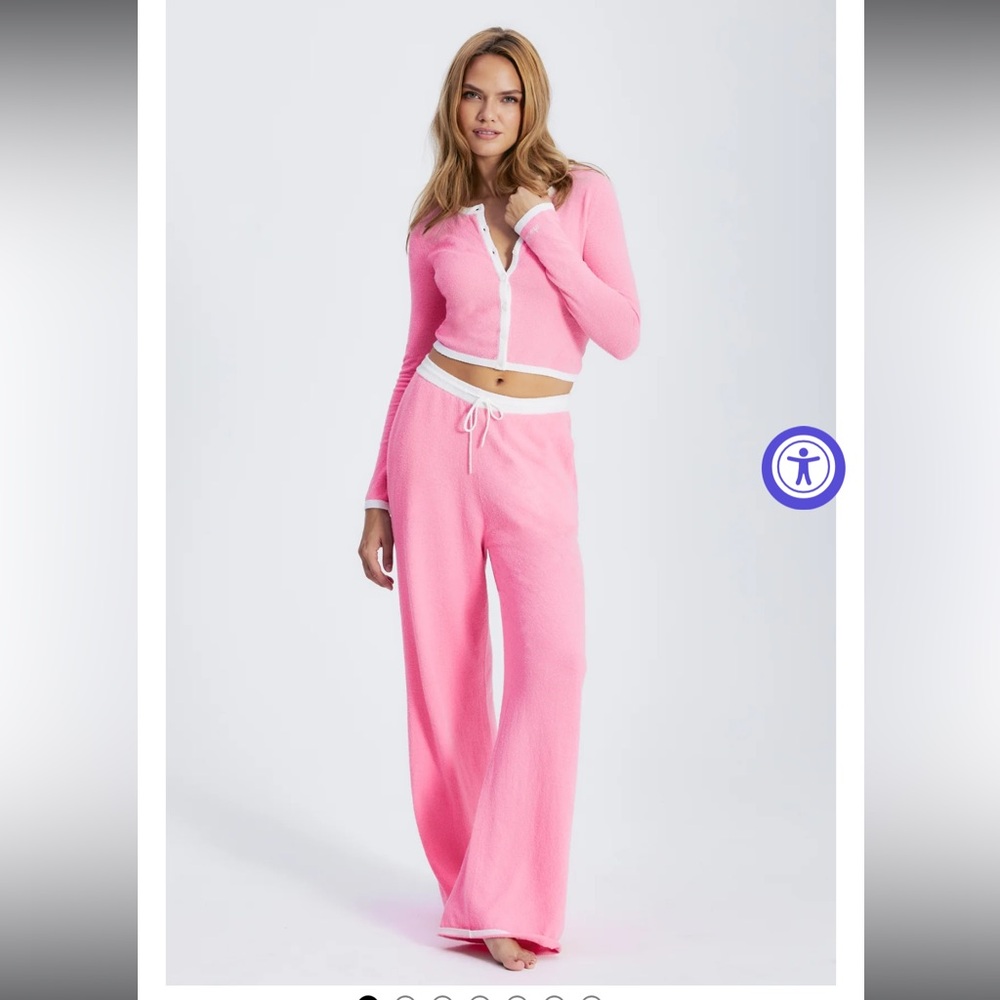 The Bar Pink CARTER Cardigan Set